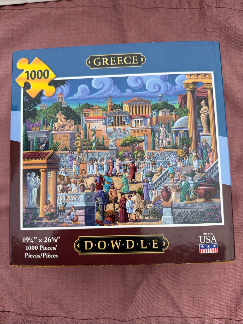 Dowdle Greece 1000-Piece Jigsaw Puzzle - Blue & Multicolor